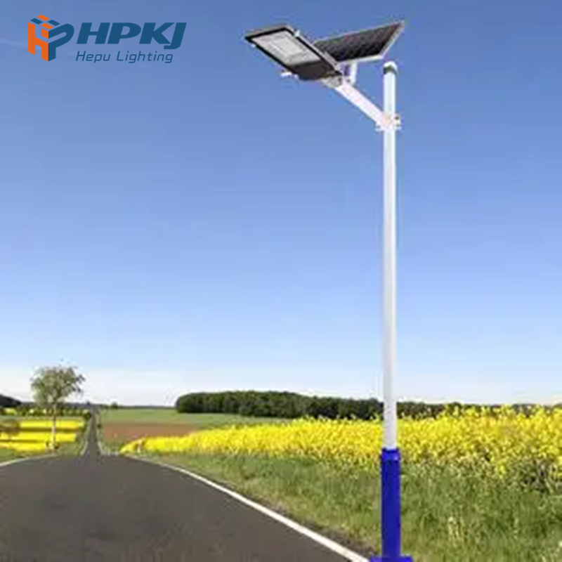 solar street light with solar panel